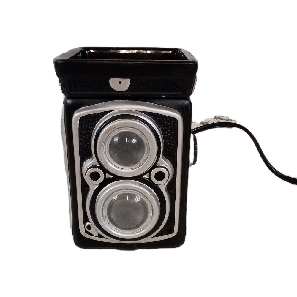 Scentsy Still Frame Antique Camera Retired Wax Warmer